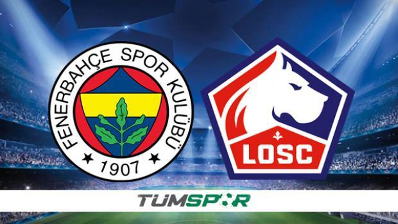 Fenerbahçe - Lille şifresiz mi? FB - Lille maçı bugün mü, saat kaçta?