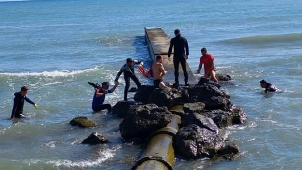 Gece yarısı y&uuml;zerken denizde kaybolan kadının cesedi bulundu
