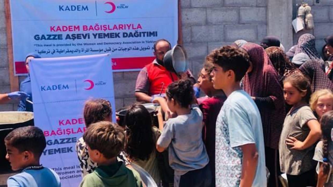 KADEM'den Gazze’ye büyük destek: 1 milyondan fazla sıcak yemek dağıtılacak