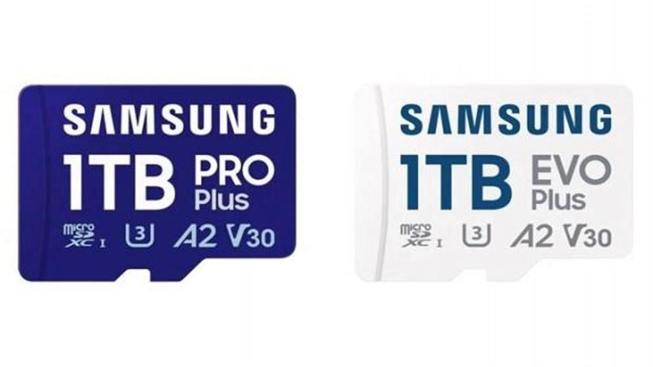 Samsung, gelişmiş performansa sahip 1 TB microSD kartlarını tanıttı