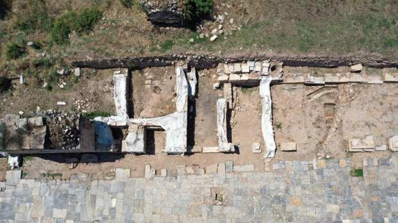 Afrodisias antik kentinde beylikler dönemine ait pazarın izleri bulundu