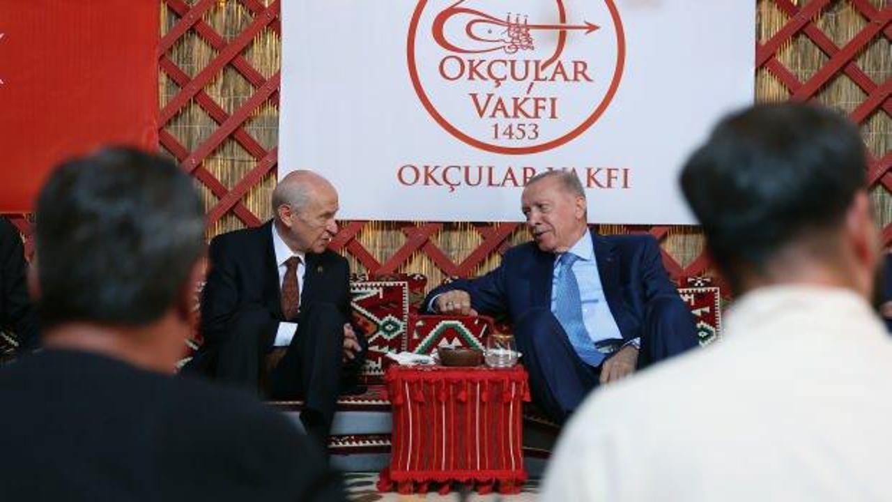 Cumhurbaşkanı Erdoğan ve Bahçeli Ahlat'ta bir araya geldi