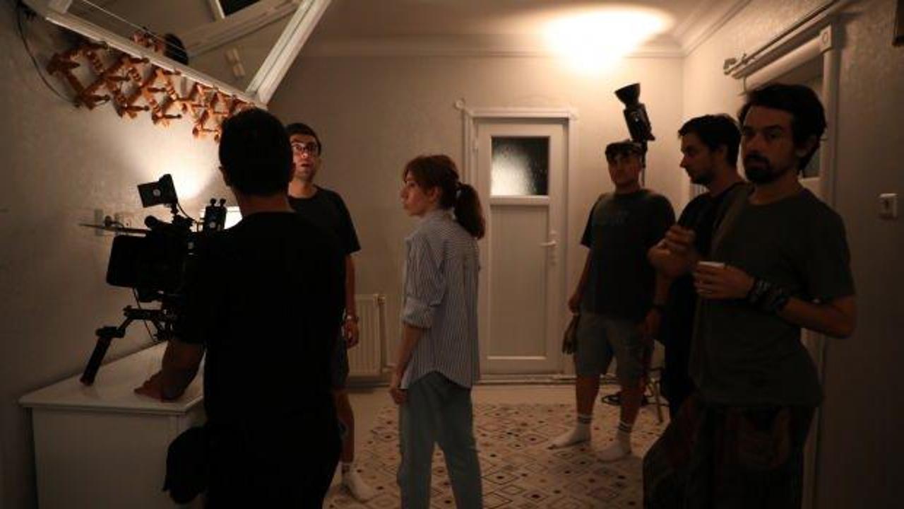 Genç sinemacılar kendi filmlerini çekti