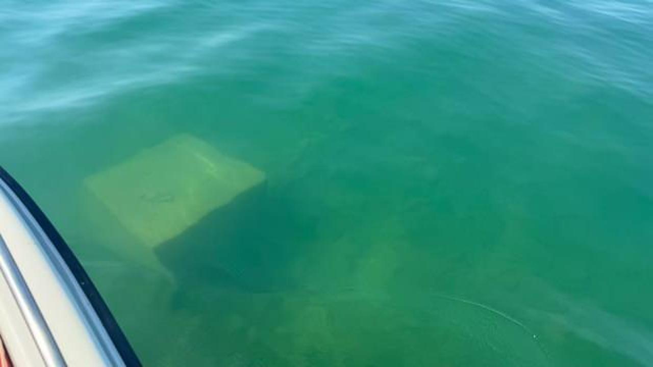 İznik G&ouml;l&uuml;'nde merak uyandıran cisim: Kimse ne olduğunu anlamadı!