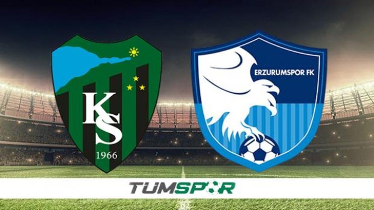 Kocaelispor - Erzurumspor hangi kanaldan izlenir? Kocaelispor - Erzurumspor maçı bugün mü?