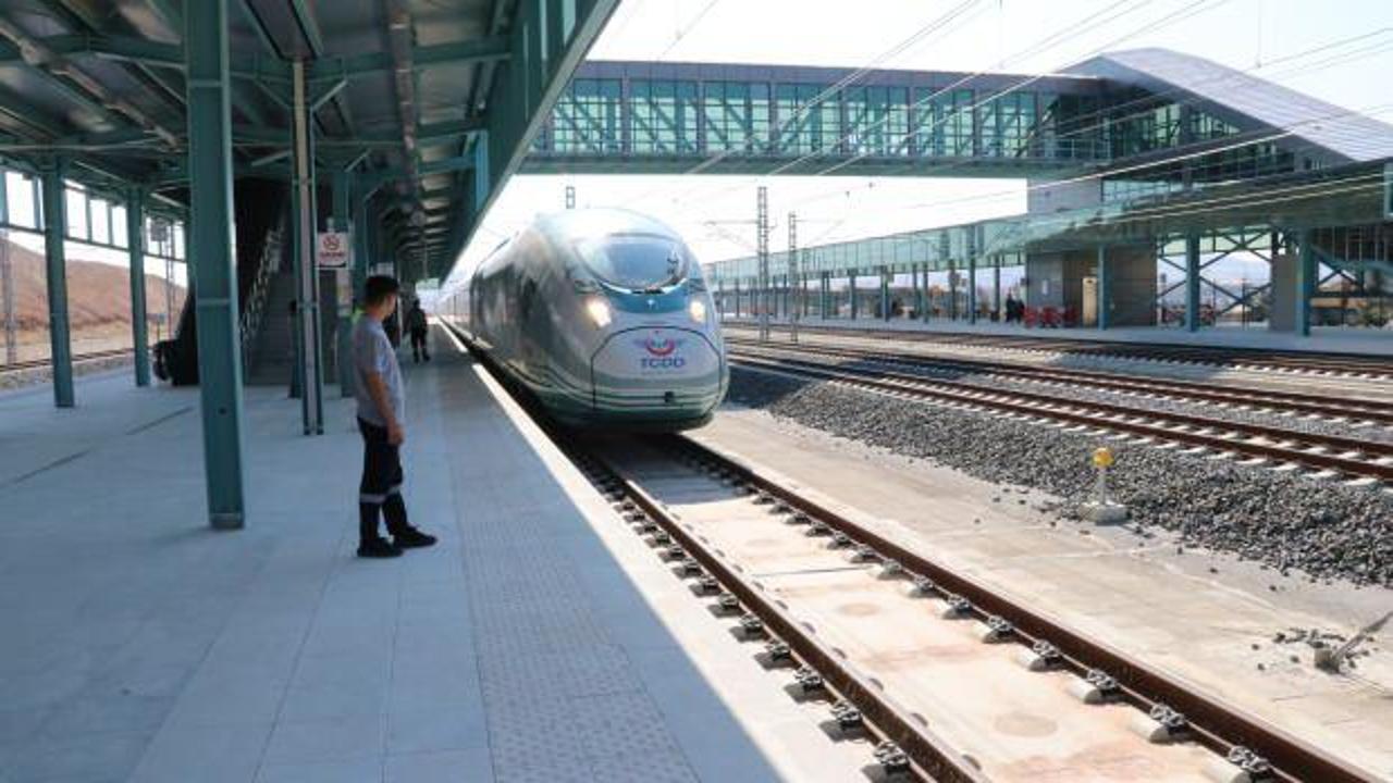 Yozgat'taki Yerköy YHT İstasyonu hizmet vermeye başladı