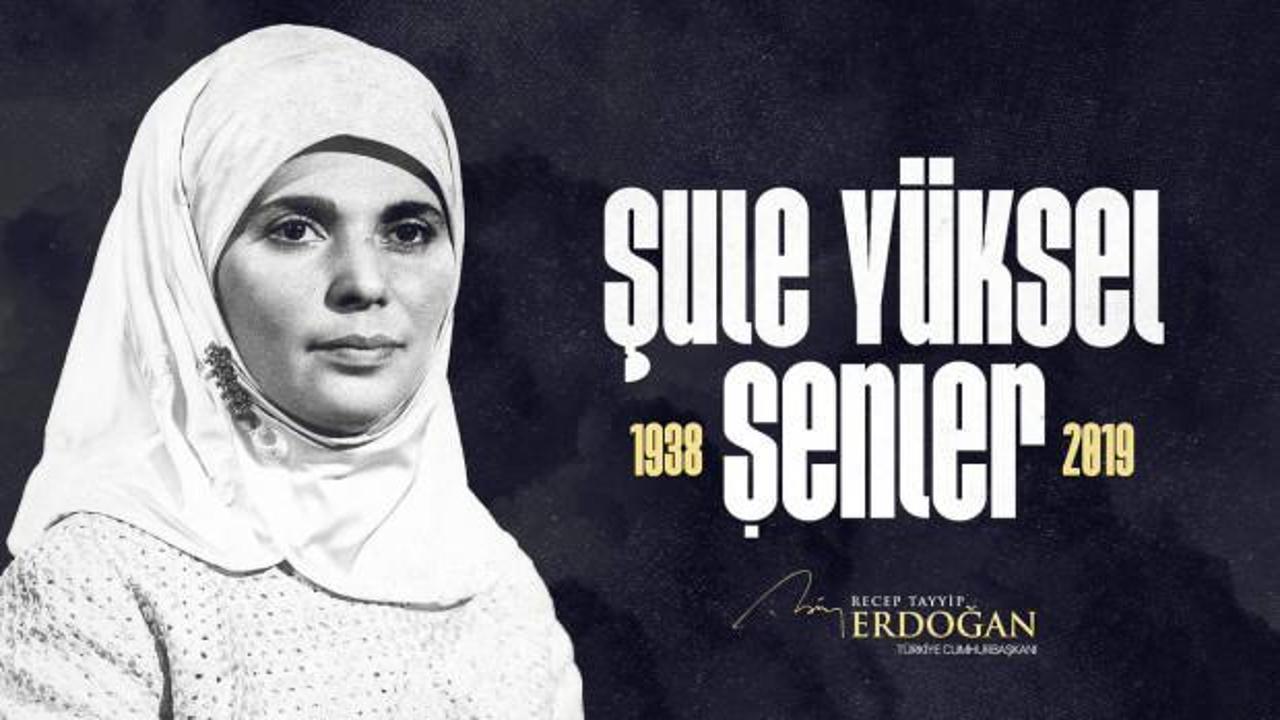 Başkan Erdoğan ve eşi Emine Erdoğan, Şule Yüksel Şenler'i vefatının 5. yılında andı