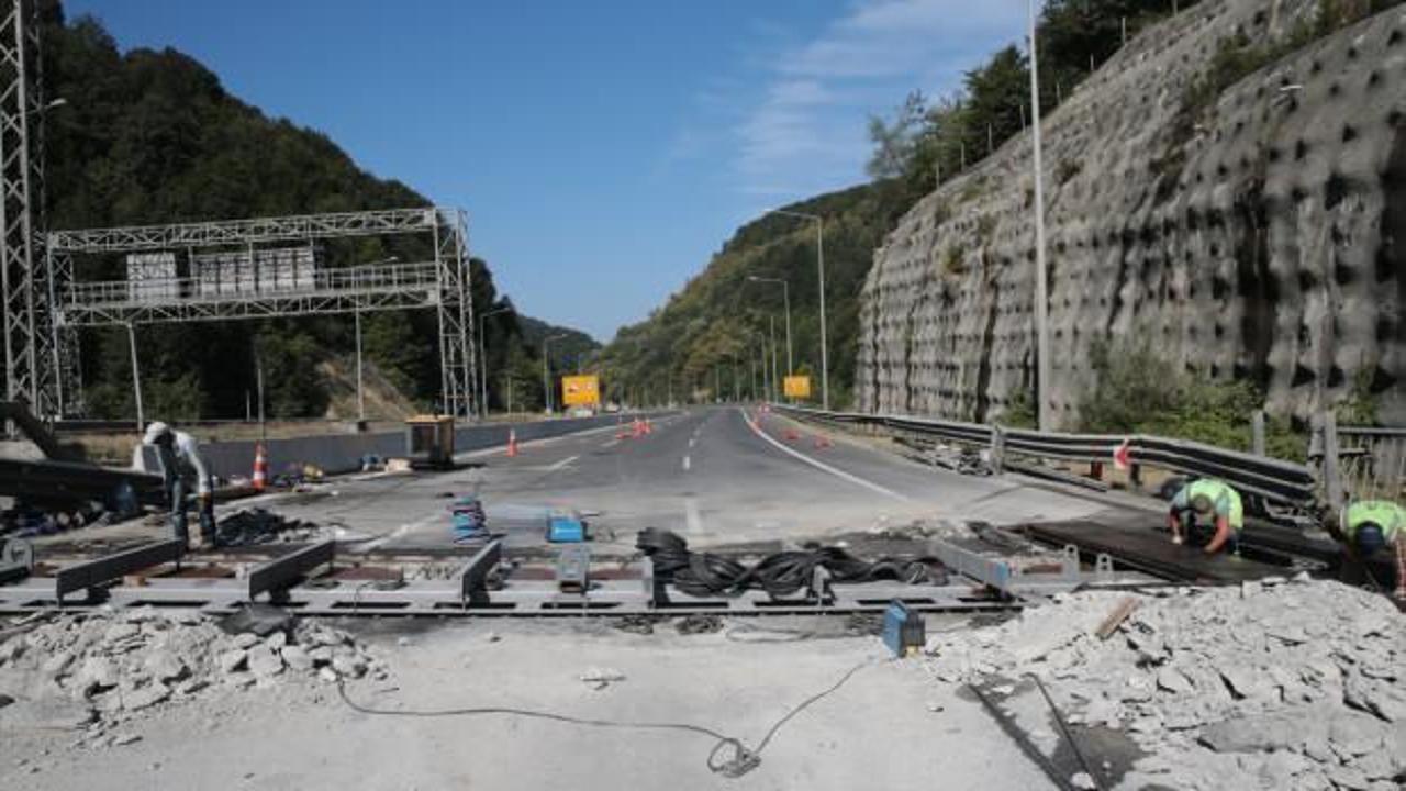 Bolu Dağı Tüneli'nde çalışmalar sürüyor!