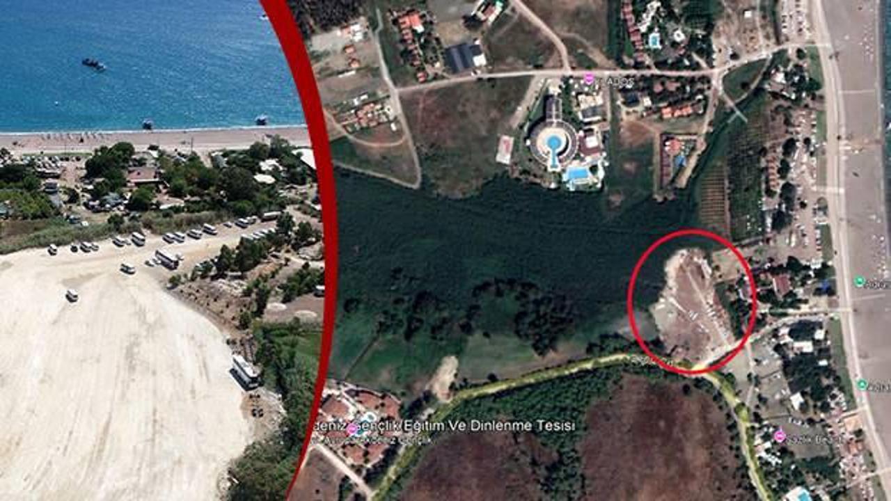 Doğa harikası g&ouml;l otopark oldu!