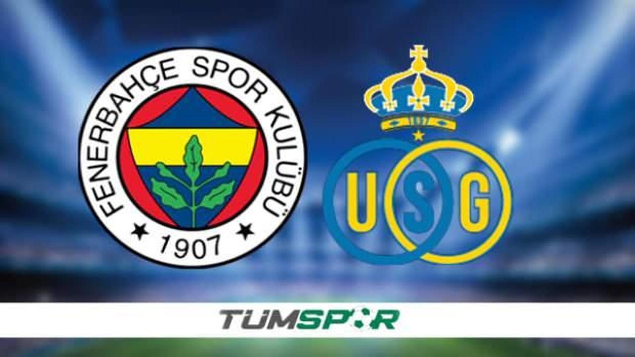 Fenerbahçe- Union Saint-Gilloise maçı ne zaman? FB- Union Saint-Gilloise maçı şifresiz mi?