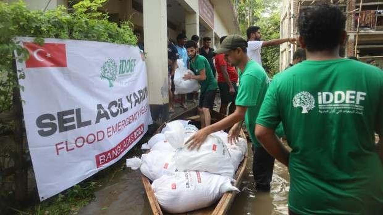 İDDEF'ten sel felaketi yaşayan Bangladeş'e acil yardım