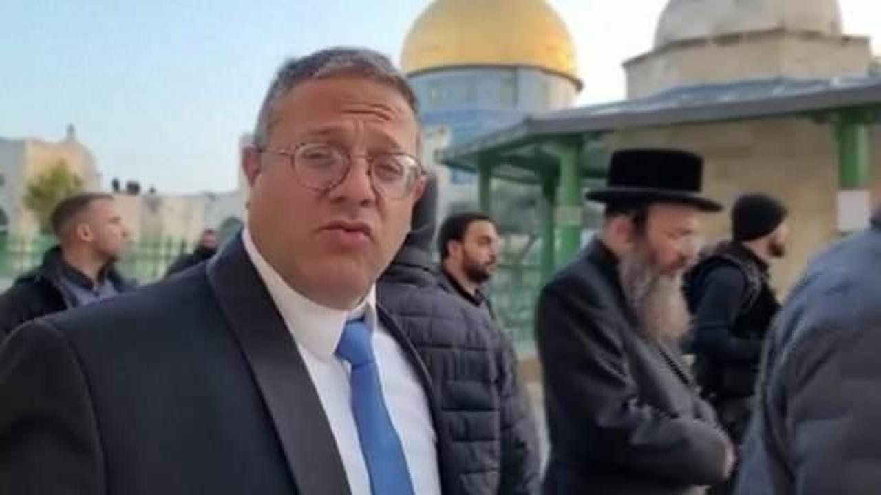 Mescid-i Aksa'da sinagog inşa etmek isteyen İsrailli Bakan'a tepki