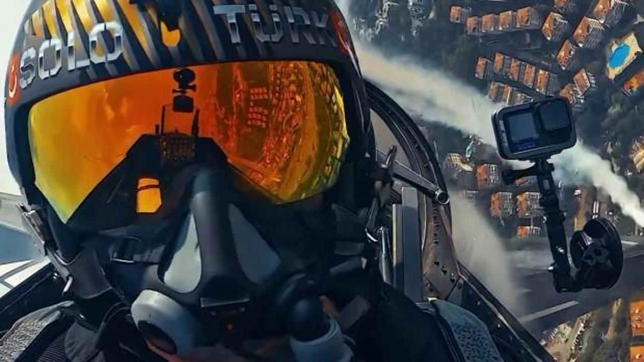 SOLOT&Uuml;RK g&ouml;sterisi kokpit kamerasında