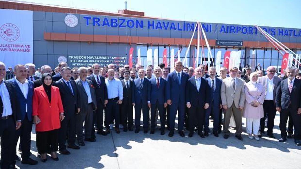 Trabzon Havali̇manı yeni̇ hi̇zmet bi̇naları hi̇zmete a&ccedil;ıldı!