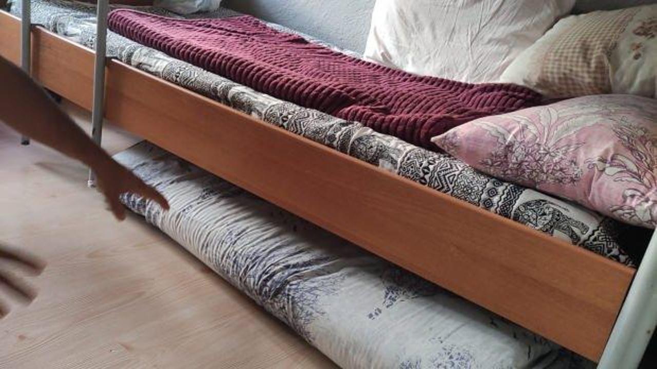 Su&ccedil; makinesinin ka&ccedil;ışı ranza altında son buldu!