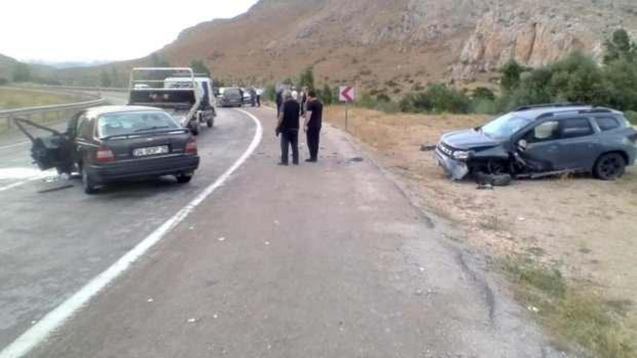 Bayburt'ta trafik kazası: 1 ölü 2 yaralı