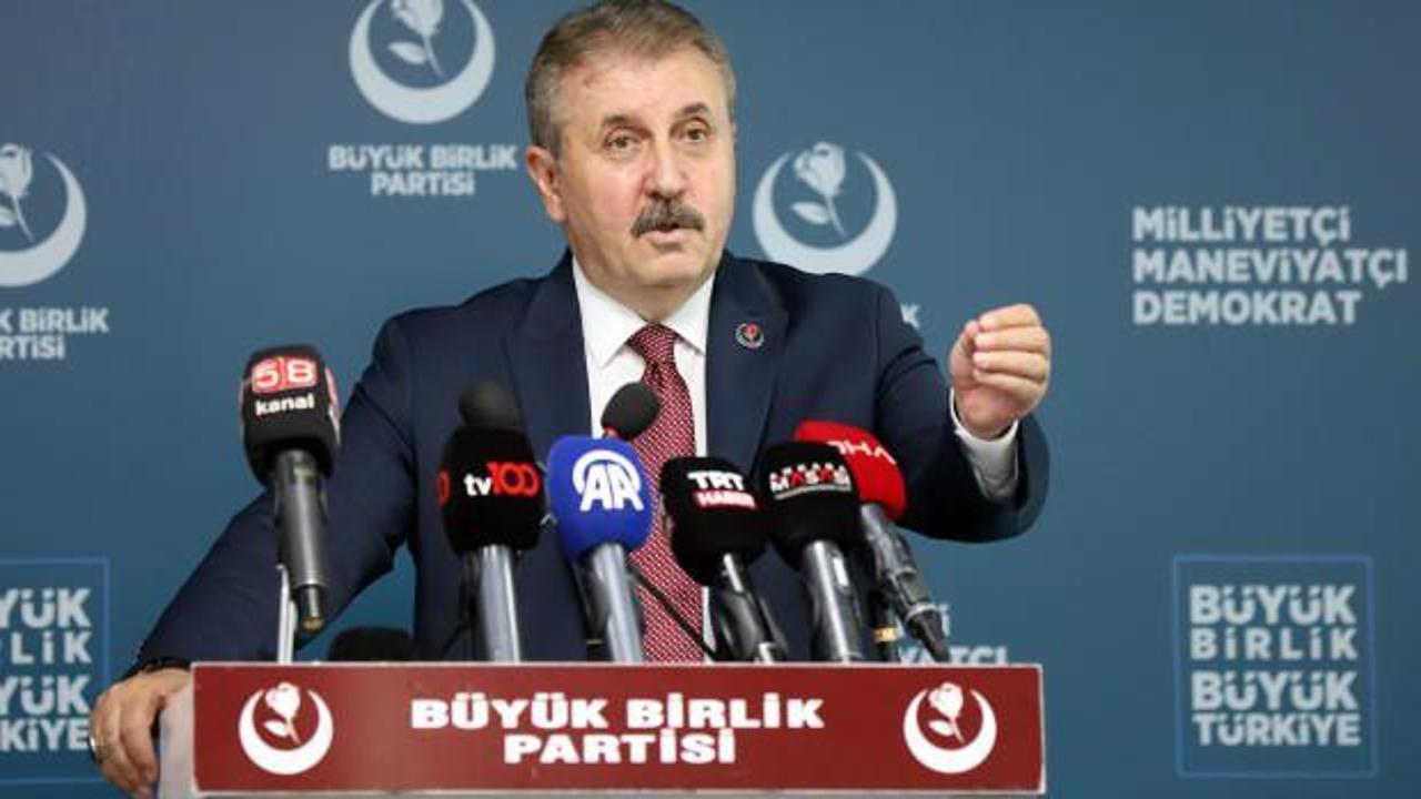 BBP Genel Başkanı Destici'den 'Sivas Kongresi' mesajı