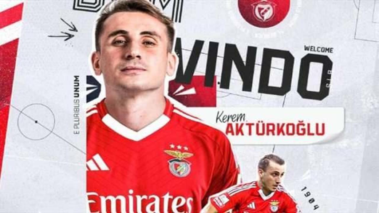 Kerem Aktürkoğlu resmen Benfica'da! Galatasaray bonservisini duyurdu