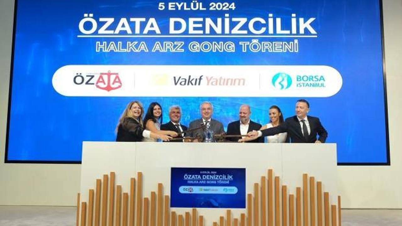 Borsa İstanbul’da gong Özata Denizcilik için çaldı