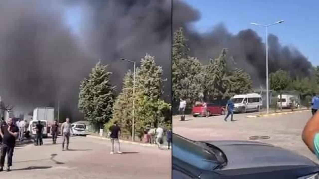 İstanbul'da boya fabrikasında yangın! Çok sayıda ekip sevk edildi