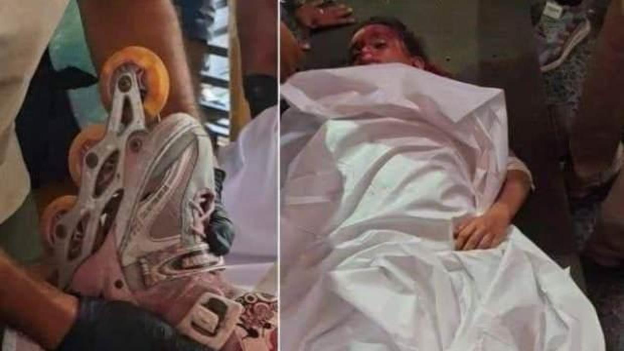 Kanlı paten... Gazze'de arkadaşlarıyla oynayan çocuğa İsrail bombası!