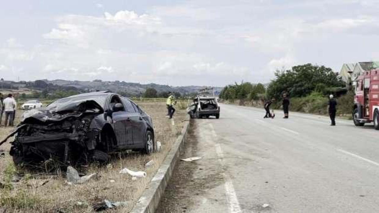 Sakarya&rsquo;da duble yolda kaza: 1 &ouml;l&uuml;, 1 yaralı