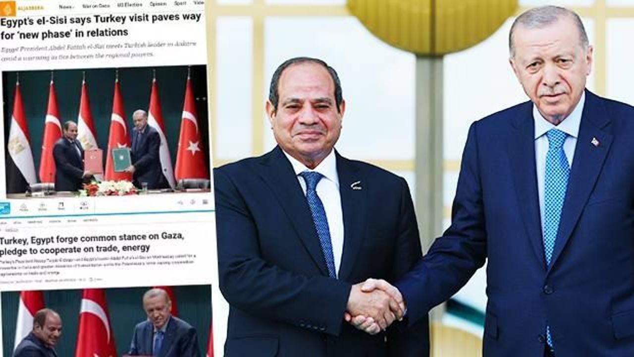 Uluslararası basın: Erdoğan ve Sisi yeni bir sayfa a&ccedil;tı