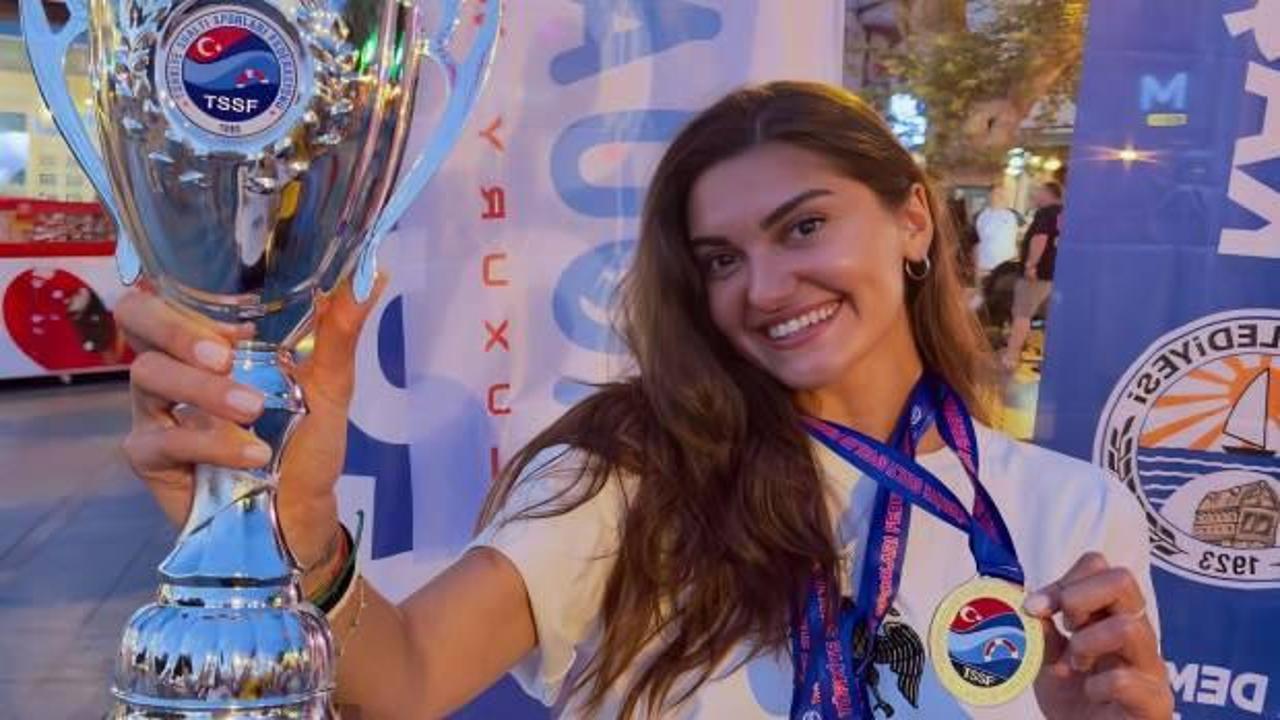 Yağmur Erg&uuml;n&rsquo;den tarihi T&uuml;rkiye rekoru!