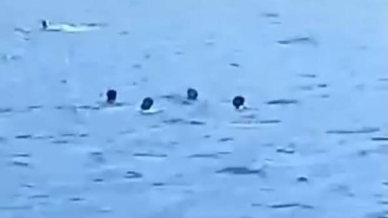 Y&uuml;zerek Yunanistan&rsquo;a ge&ccedil;meye &ccedil;alışan 5 d&uuml;zensiz g&ouml;&ccedil;men yakalandı