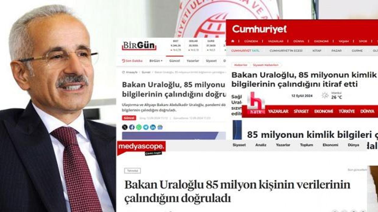 Muhalif medyada '85 milyon vatandaşımızın verileri çalındı' manipülasyonu