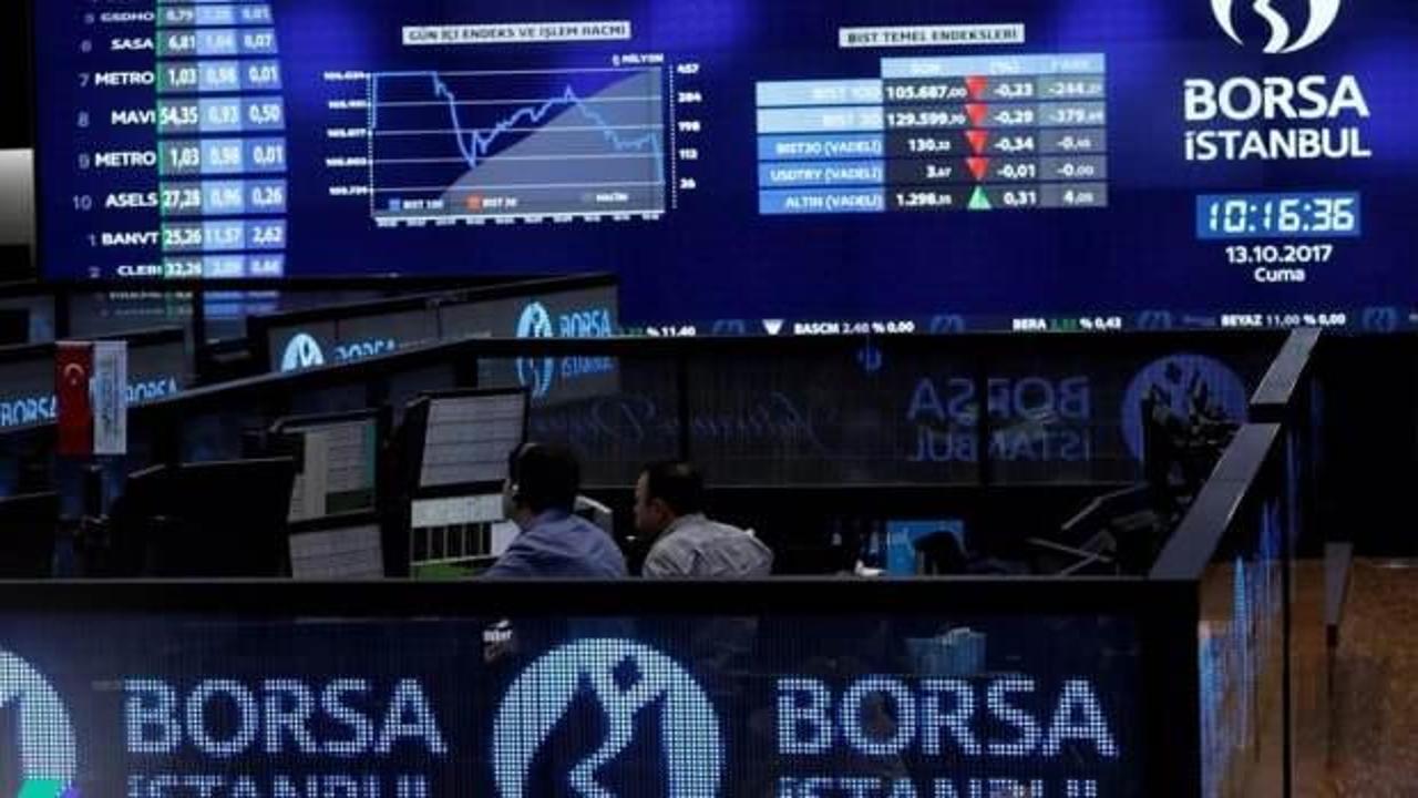 Borsa g&uuml;n&uuml;n ilk yarısında y&uuml;kseldi
