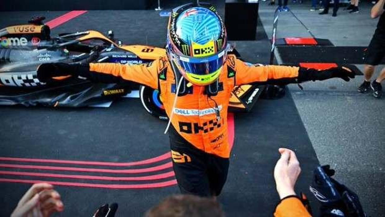 Formula 1'de Azerbaycan Grand Prix'sini Oscar Piastri kazandı