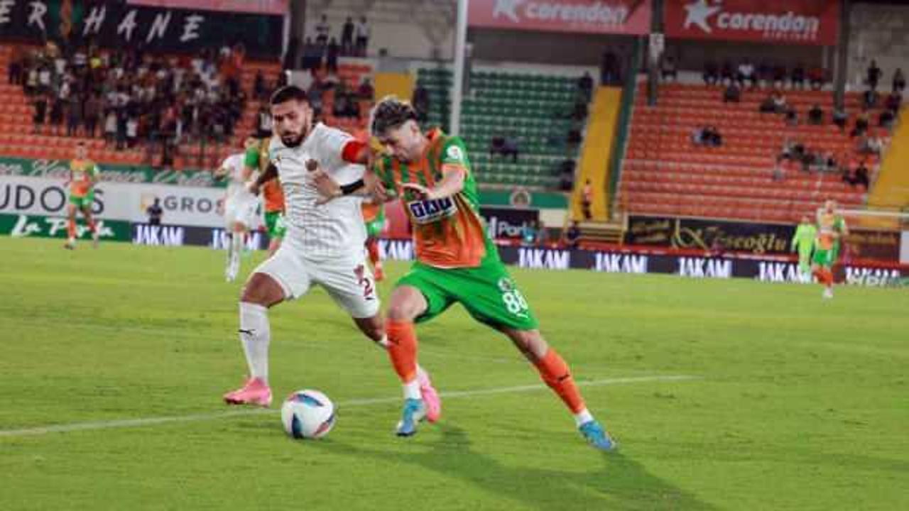 Hatayspor, Alanya'da 1 puana razı oldu!