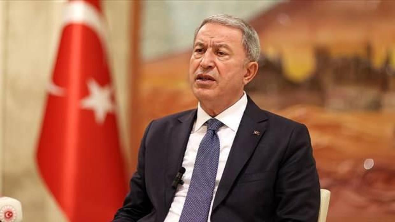 Hulusi Akar'dan Kıbrıs açıklaması! "İki devletli çözümü kabullenin"