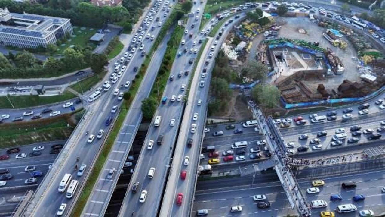 İstanbul'da trafik yine fel&ccedil;!