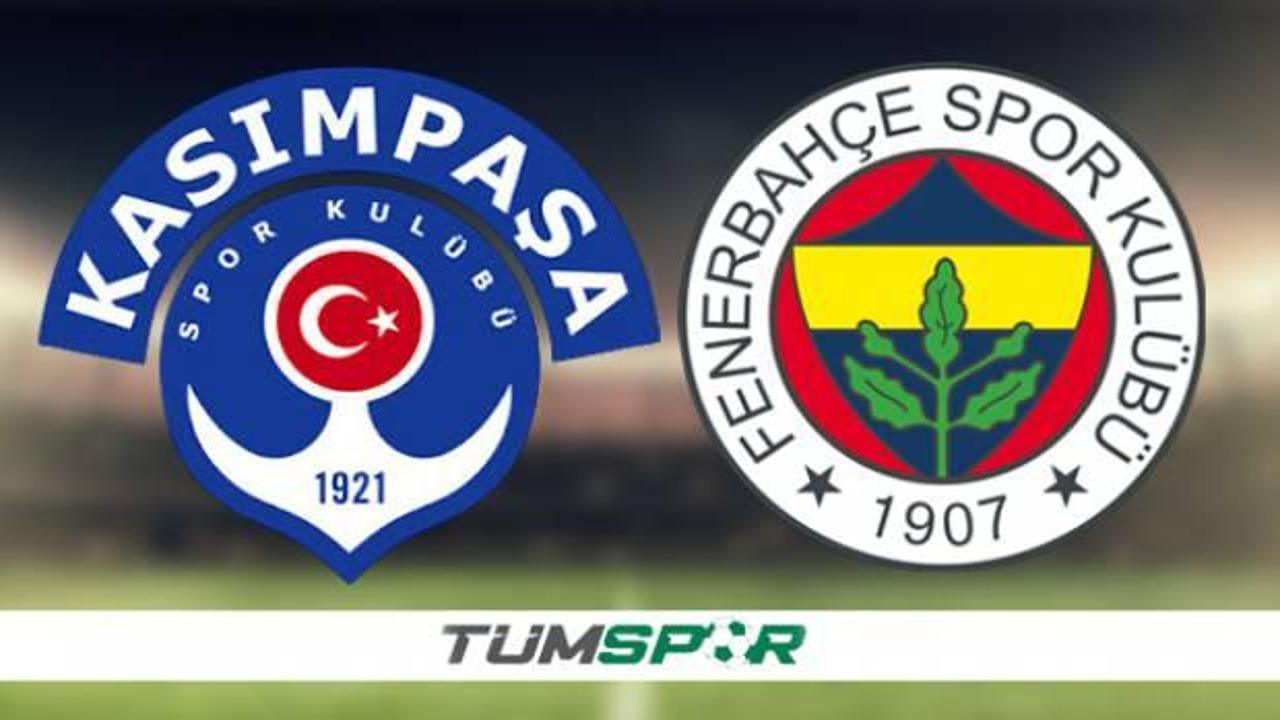 Kasımpaşa- Fenerbahçe maçı bugün mü, ne zaman? Kasımpaşa-FB saat kaçta?