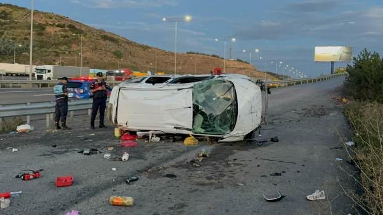 Sarıyer'de feci kaza: Otomobil takla attı: Bir çocuk hayatını kaybetti, 5 kişi yaralandı