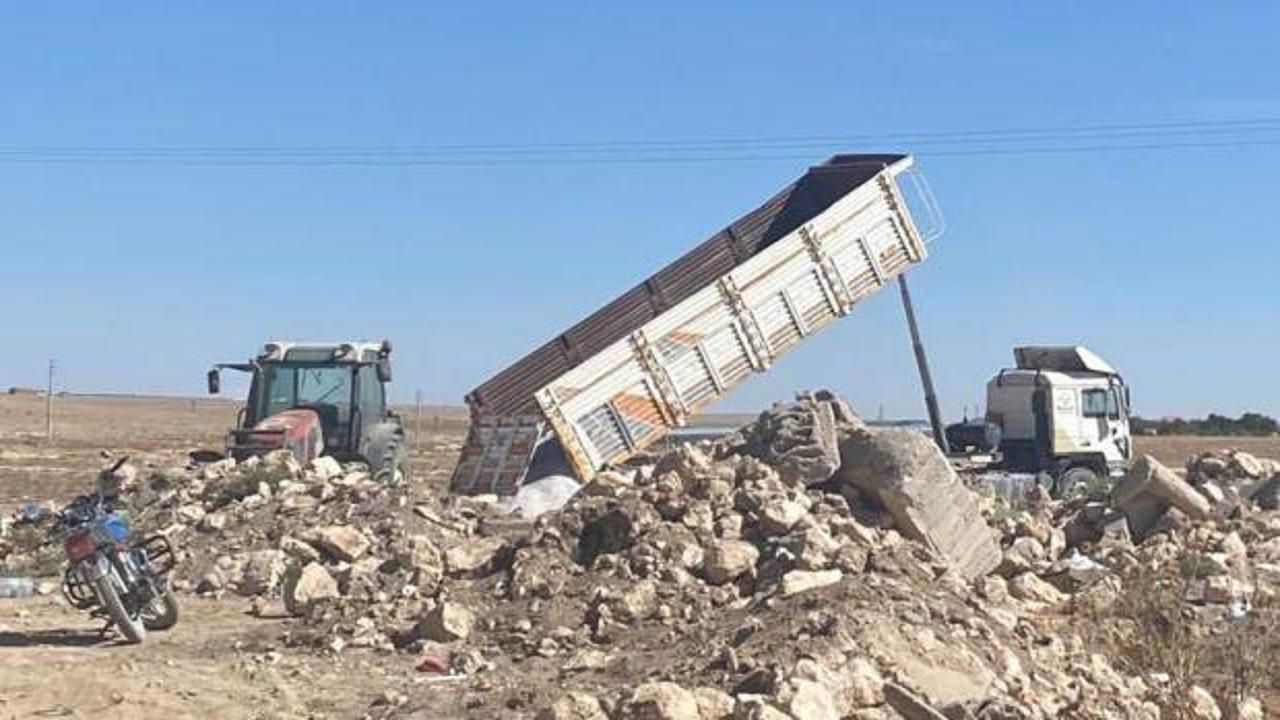 Aksaray'da damperi yüksek gerilim hattına temas eden kamyonun sürücüsü öldü