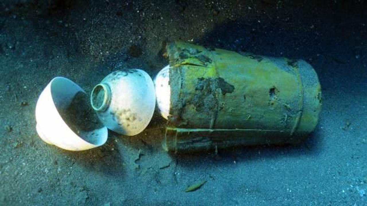 Datça'daki Osmanlı dönemi batığında yeni buluntular ortaya çıkarıldı