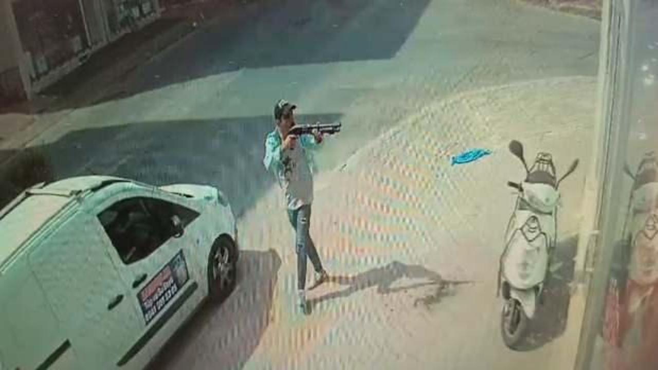 Husumetlisinin iş yerine pompalı t&uuml;fekle ateş a&ccedil;tı!