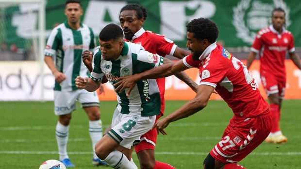 Sivasspor, Konya'da 1 puana razı oldu!