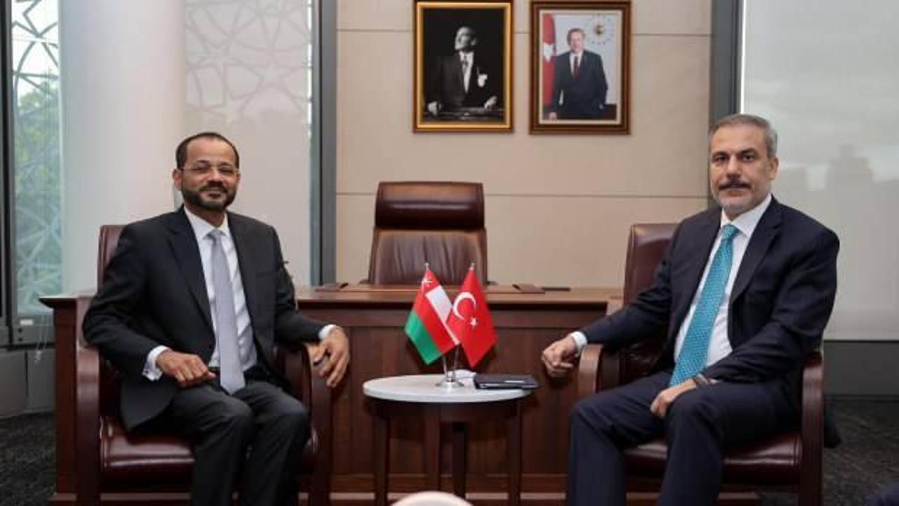 Bakan Fidan, Ummanlı mevkidaşı ile bir araya geldi