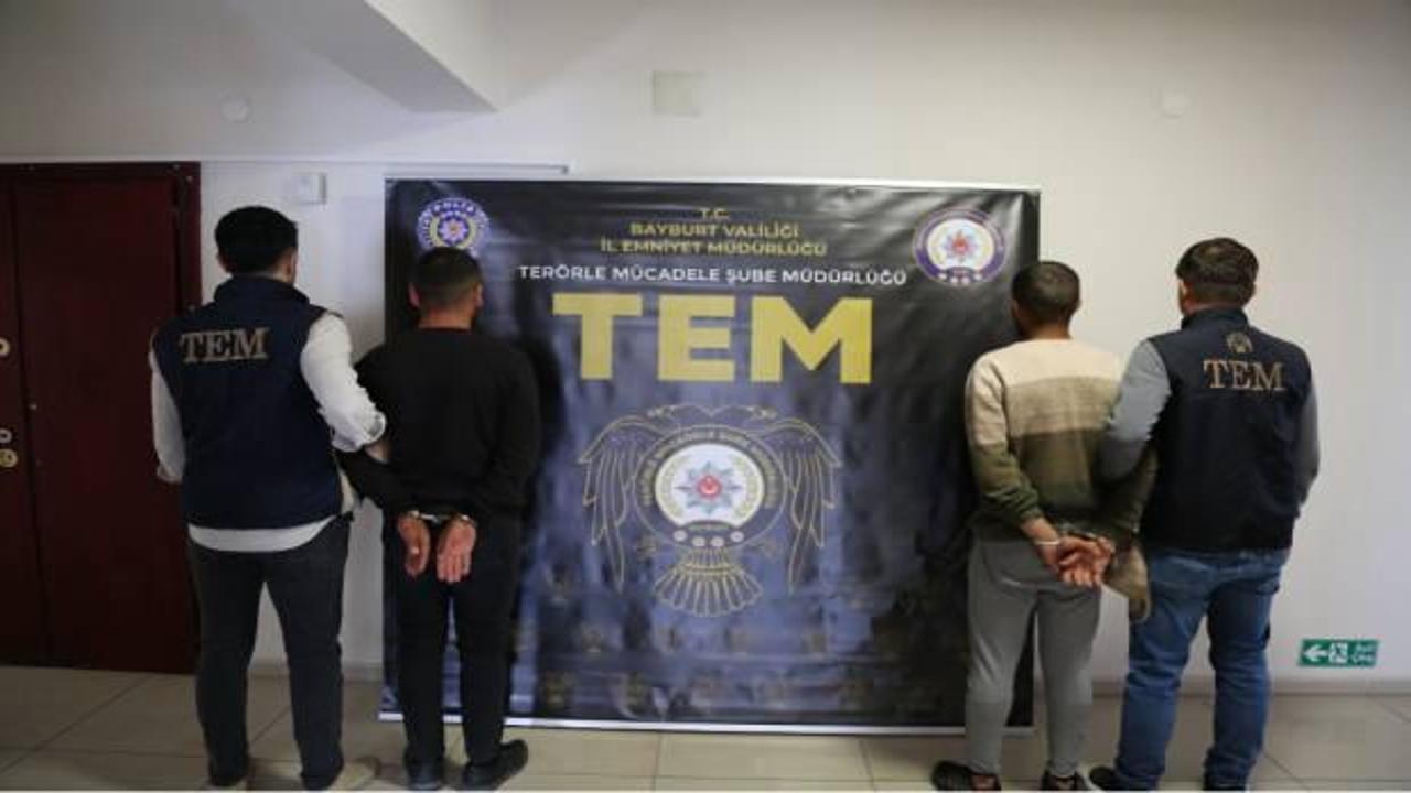 Bayburt'ta PKK/KCK operasyonu: 2 zanlı tutuklandı