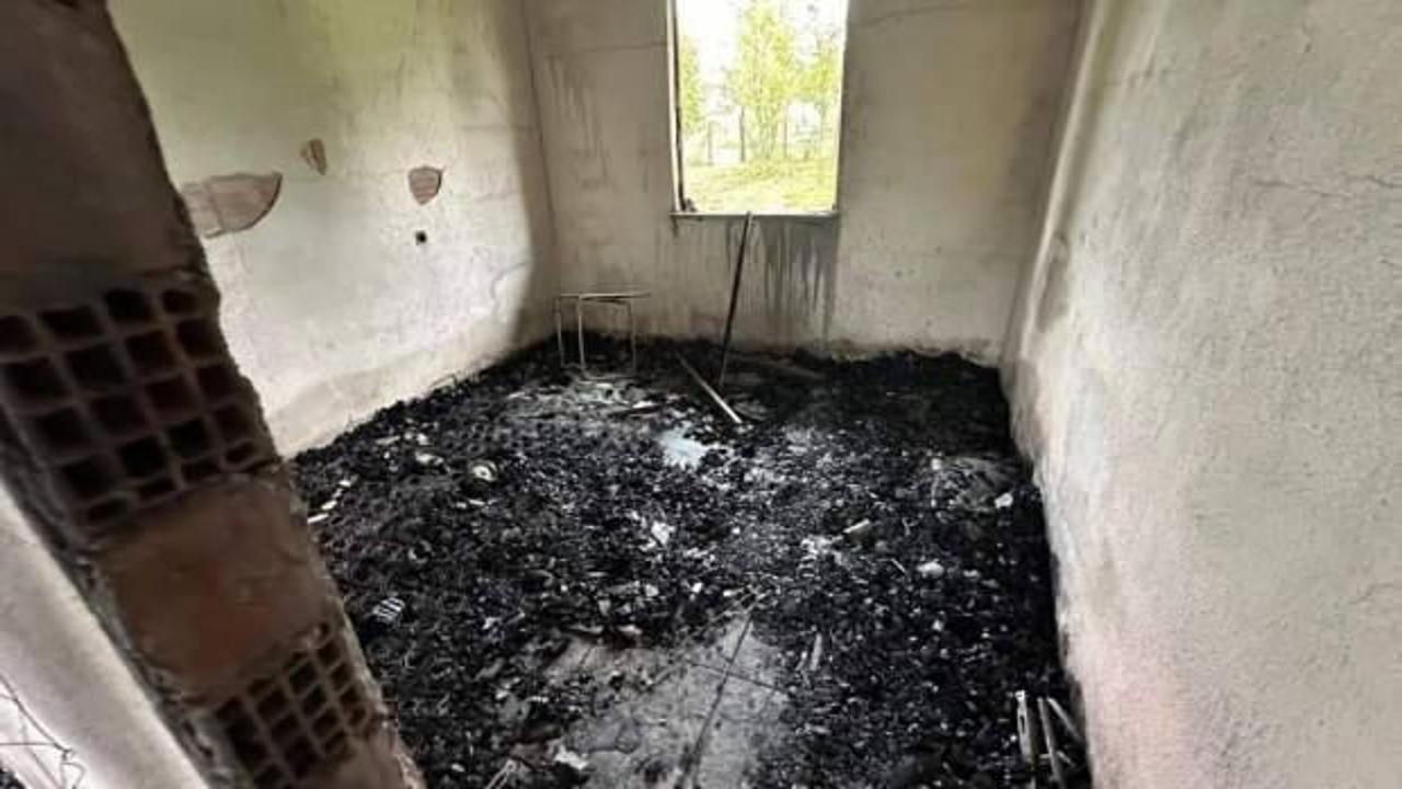 Belediye başkan yardımcısının evi, yangında k&uuml;l oldu