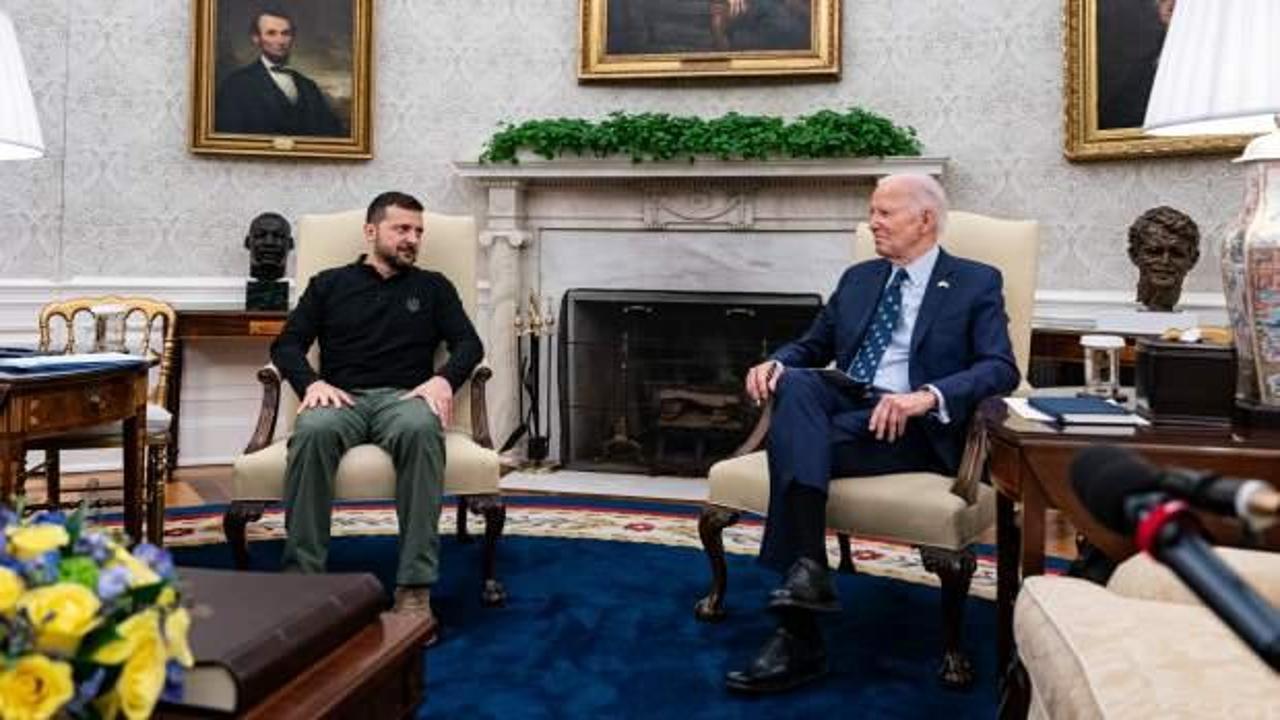 Biden ve Zelenskiy, Beyaz Saray'da bir araya geldi