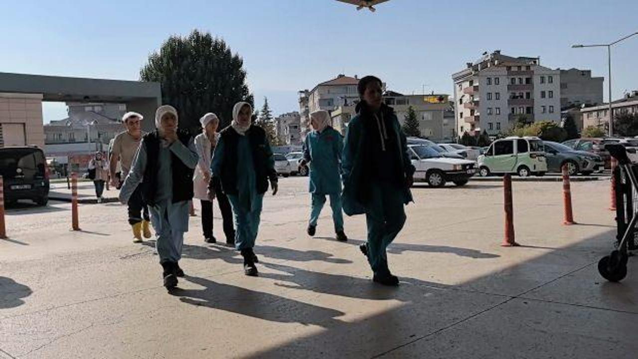 Gıda fabrikasında 7 işçi amonyak gazından zehirlendi