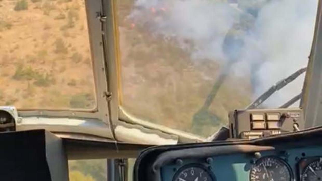 İzmir'de orman yangını! Havadan ve karadan m&uuml;dahale ediliyor