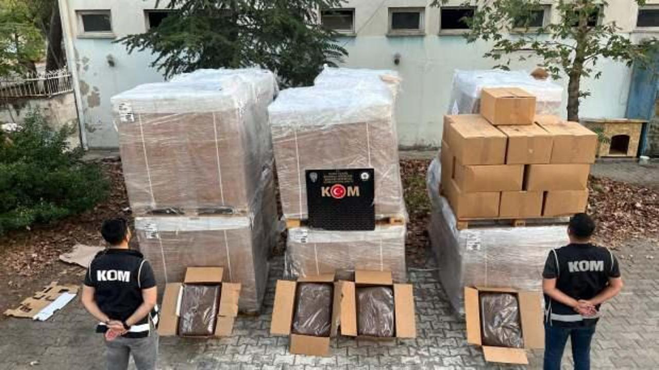 Manisa'da ele geçirildi: Tam 3 ton 120 kilogram ele geçirildi