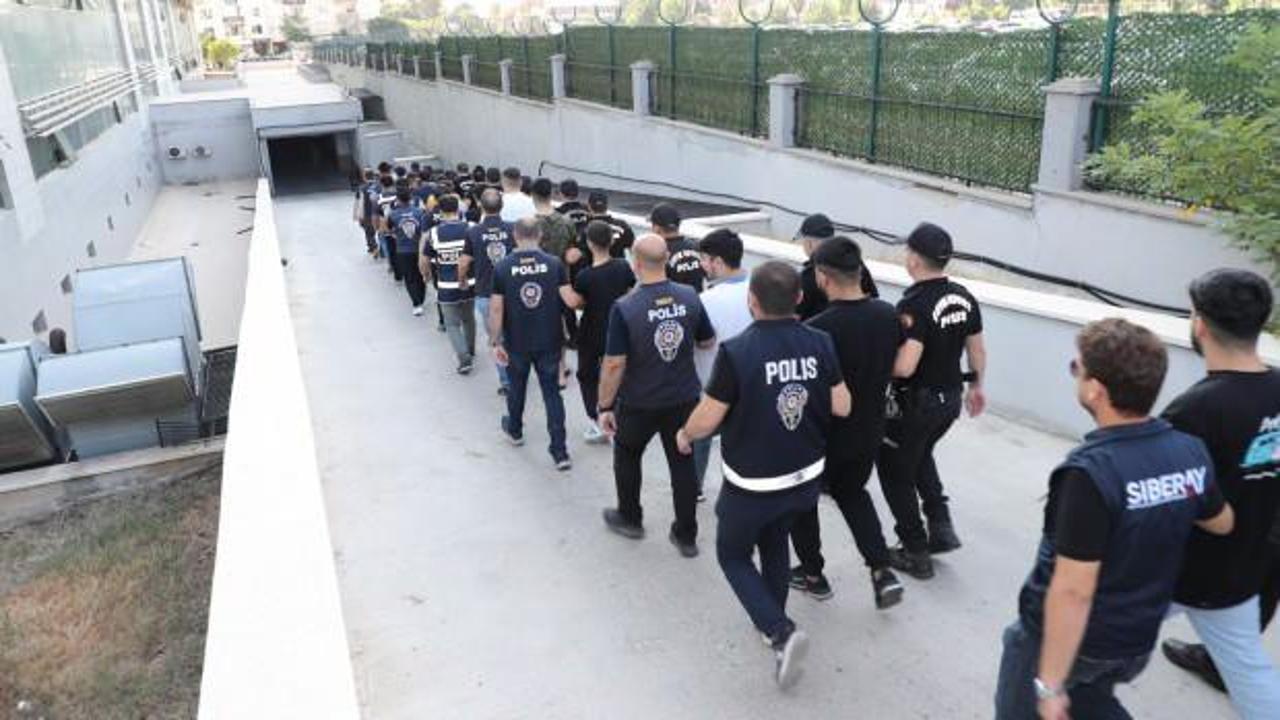 Mersin'de yasa dışı bahis operasyonunda 18 tutuklama