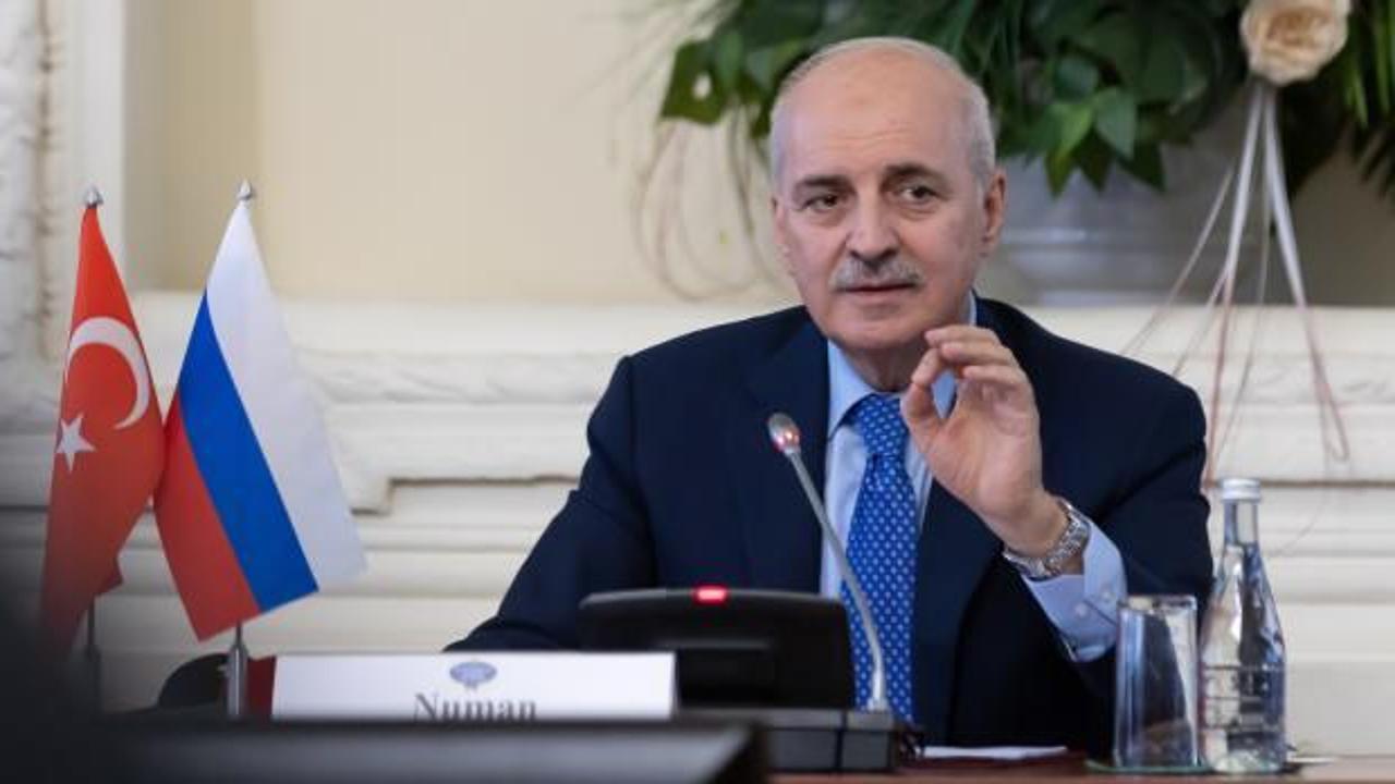 Numan Kurtulmuş'tan Rusya'da stratejik s&ouml;zler: Yeni d&uuml;nya sisteminin...